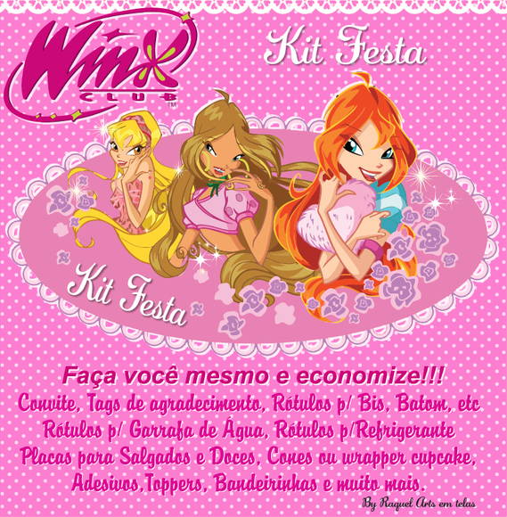Kit Festa Clube Das Winx No Elo7 Kit Festa Clube Das Winx No Elo7