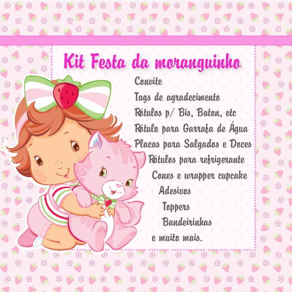 Kit Festa Moranguinho Baby No Elo7 Kit Festa Moranguinho Baby No Elo7