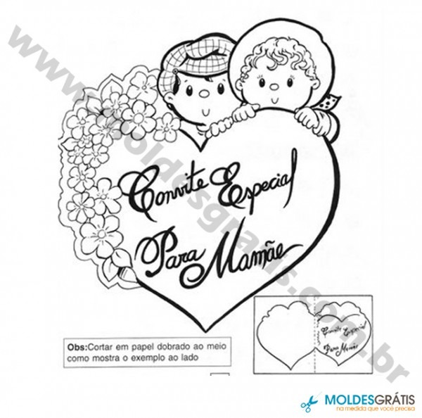 Moldes Para O Dia Das Mães Moldes Para O Dia Das Mães