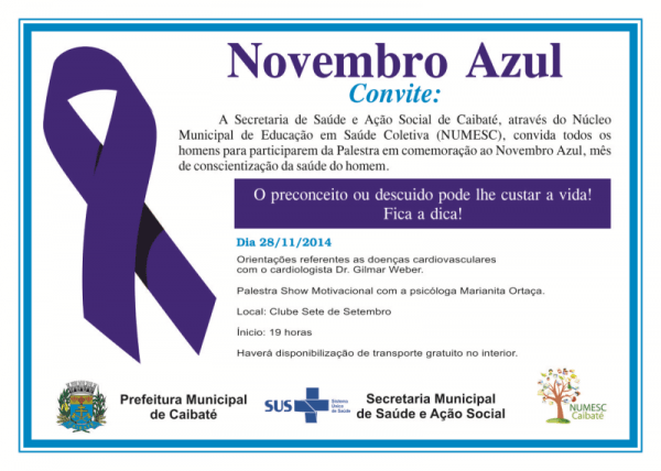 Novembro Azul Novembro Azul
