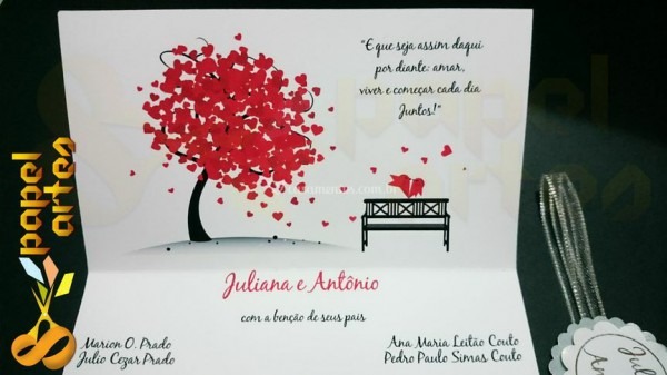 Convite Coração De Papel Artes Papelaria Convite Coração De Papel Artes Papelaria