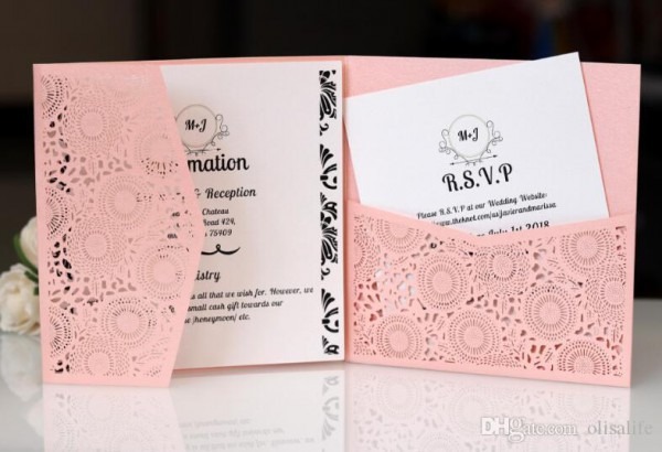 Imagens Para Convite De Casamento Lindo Rosa Convida Shimmer Laser