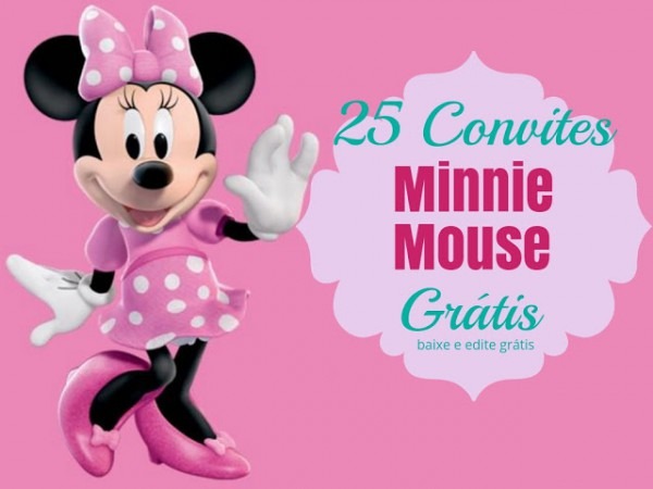 25 Convites Da Minnie Mouse Para Baixar E Editar Grátis 25 Convites Da Minnie Mouse Para Baixar E Editar Grátis