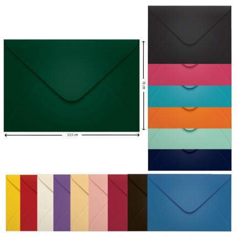 Envelope 160x235 Convite Verde Brasil 100 Unidades Scrity Envelope 160x235 Convite Verde Brasil 100 Unidades Scrity