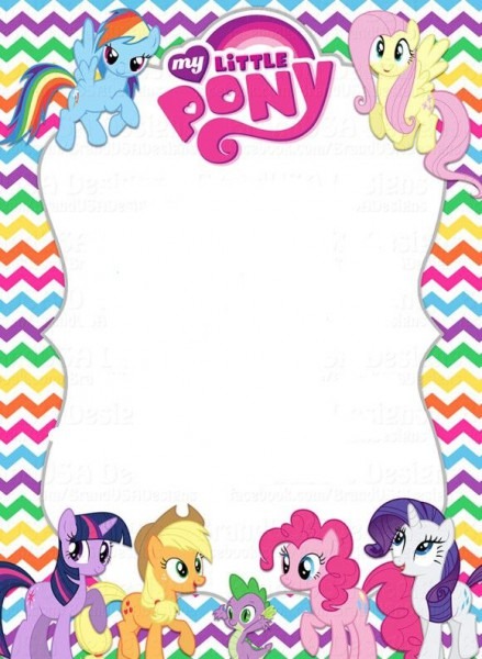 My Little Pony Invitation Template