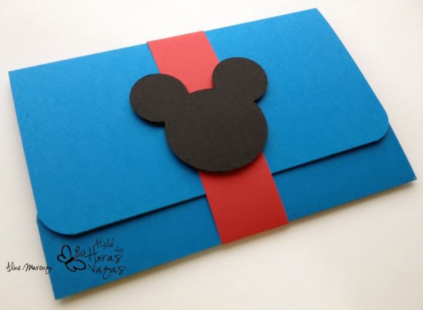 Convite Artesanal Turma Do Mickey