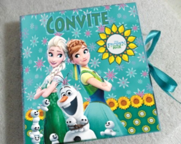 Convite Personalizado Frozen Fever Convite Personalizado Frozen Fever