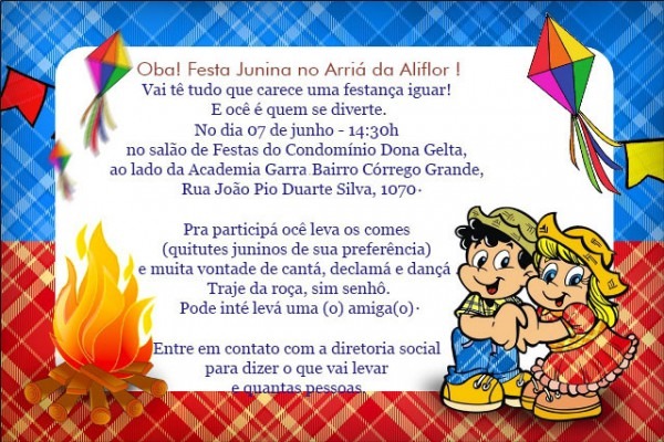 Convite De Festa Junina 2020 â Lindas Idéias, Modelos Criativos Convite De Festa Junina 2020 â Lindas Idéias, Modelos Criativos