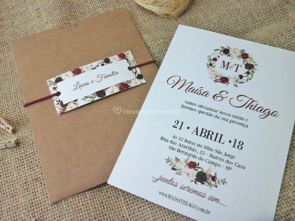 Convite De Casamento Rústico De Convites De Casamento Deluxe Convite De Casamento Rústico De Convites De Casamento Deluxe