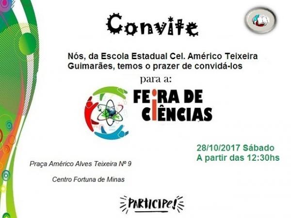 Feira De Ciências Acontece Neste Sábado Na Escola Estadual Feira De Ciências Acontece Neste Sábado Na Escola Estadual