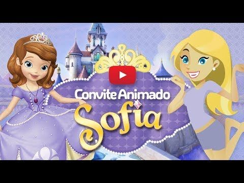 Convite Animado Virtual Princesa Sofia Grátis Para Você Editar Em Convite Animado Virtual Princesa Sofia Grátis Para Você Editar Em