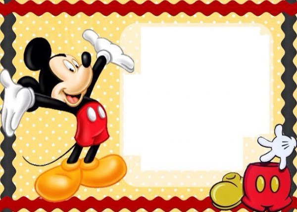 Convite Mickey Convite Mickey