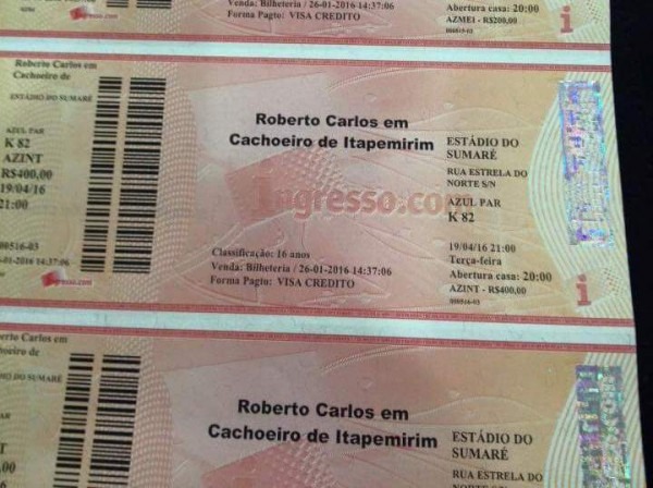 Vai Comprar Meia Entrada Para O Show Do 'rei' Roberto Carlos Vai Comprar Meia Entrada Para O Show Do 'rei' Roberto Carlos
