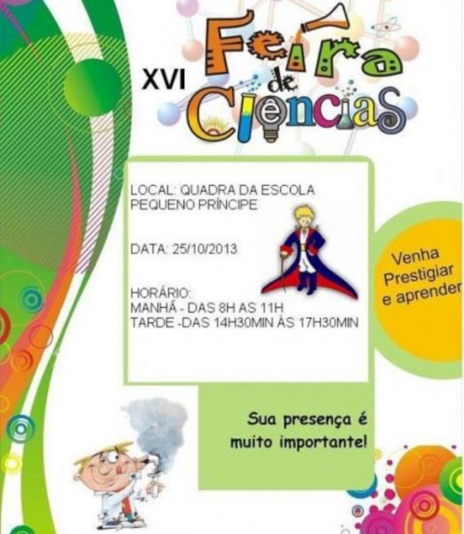 Xvi Feira De Ciências Da Escola Pequeno PrÃncipe Eventos Xvi Feira De Ciências Da Escola Pequeno PrÃncipe Eventos