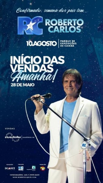 Roberto Carlos @parquedeexposiçõesdecuiaba Casa De Festas Roberto Carlos @parquedeexposiçõesdecuiaba Casa De Festas