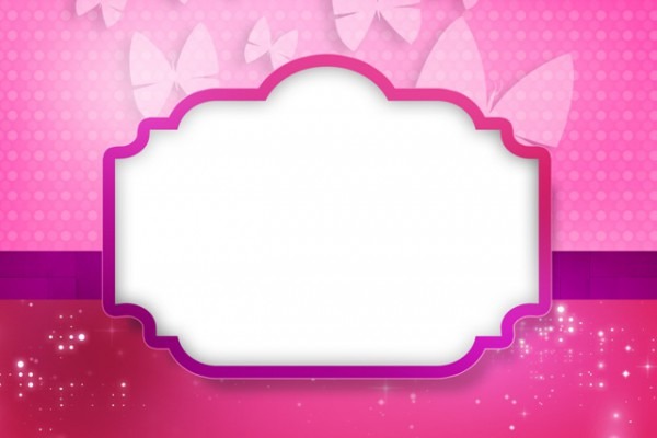 Kit Completo Digital Fundo Borboleta E Poá Rosa! Kit Completo Digital Fundo Borboleta E Poá Rosa!