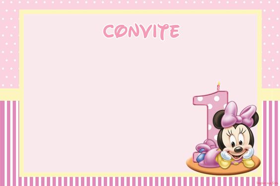 Convite Minnie Rosa â Modelos Para Editar E Imprimir Grátis Convite Minnie Rosa â Modelos Para Editar E Imprimir Grátis