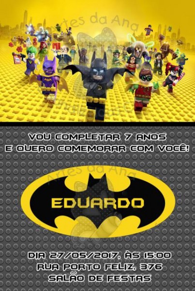 Convite Batman â 40 Ideias E Inspirações Adoráveis Para Sua Festa! Convite Batman â 40 Ideias E Inspirações Adoráveis Para Sua Festa!