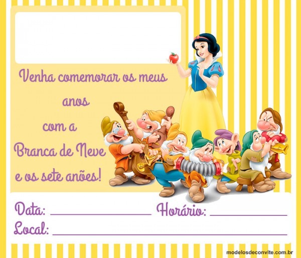 60 Convites Da Branca De Neve Com Modelos Lindos Para Imprimir 60 Convites Da Branca De Neve Com Modelos Lindos Para Imprimir