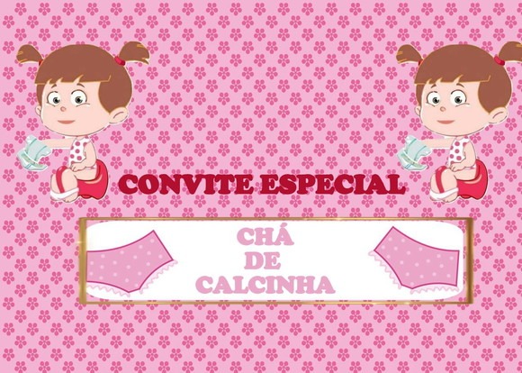 Convite Chá De Calcinha Convite Chá De Calcinha