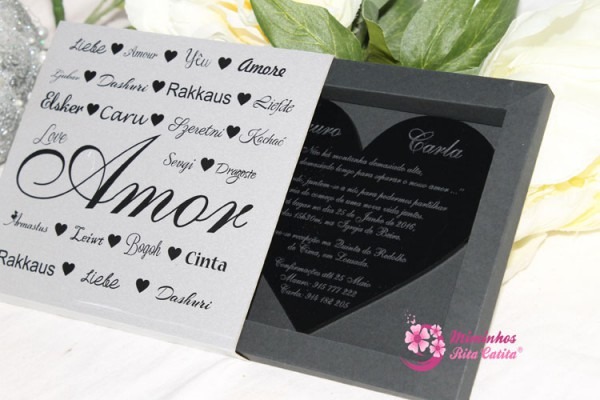Convites De Casamento Coração AcrÃlico Convites De Casamento Coração AcrÃlico