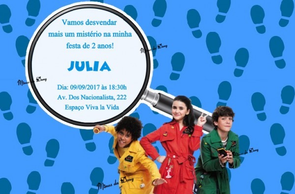 Convite Detetive Do Predio Azul No Elo7 Convite Detetive Do Predio Azul No Elo7