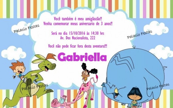 Convite Meu Amigaozão No Elo7 Convite Meu Amigaozão No Elo7