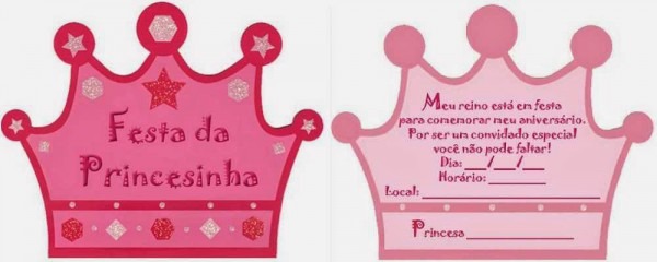 Convites Das Princesas Para Imprimir Convites Das Princesas Para Imprimir