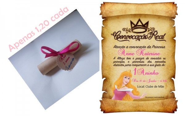 Convite De Aniversario Princesa Aurora No Elo7 Convite De Aniversario Princesa Aurora No Elo7