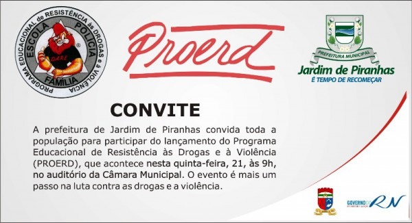 Portal Do MunicÃpio De Jardim De Piranhas Convite Portal Do MunicÃpio De Jardim De Piranhas Convite