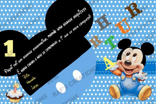 Convites Do Mickey 60 Modelos Sensacionais & Moldes Grátis Para Convites Do Mickey 60 Modelos Sensacionais & Moldes Grátis Para