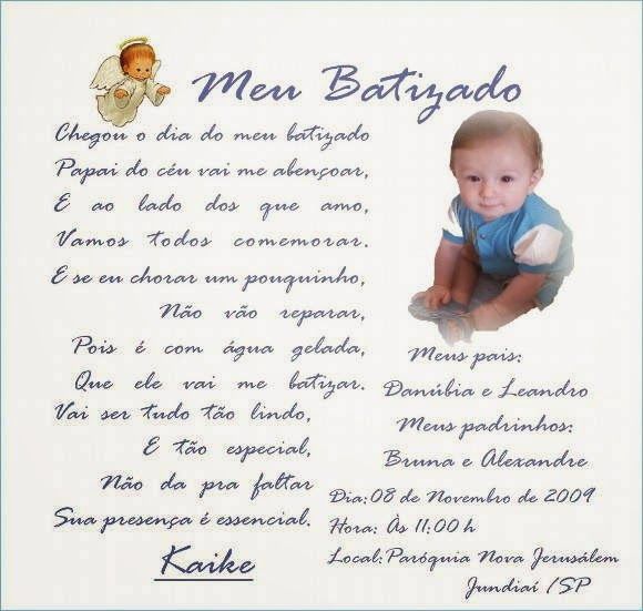 Mensagem De Batizado De Bebê Mensagem De Batizado De Bebê