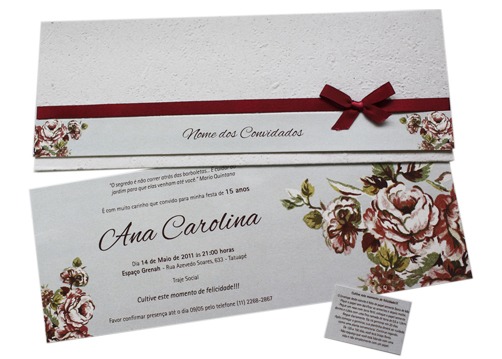 Flor De Papel Convites Especiais Flor De Papel Convites Especiais
