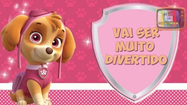 Convite Virtual Patrulha Canina Skye Convite Virtual Patrulha Canina Skye