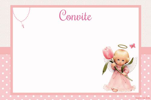 Modelos De Convite De Batismo Para Imprimir Grátis Modelos De Convite De Batismo Para Imprimir Grátis