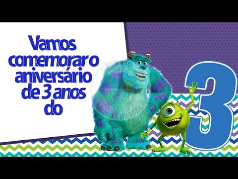 Convite Virtual Monstros Sa Convite Virtual Monstros Sa