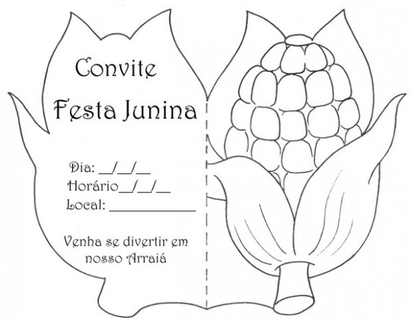Modelo De Convite De Festa Junina Para Imprimir Modelo De Convite De Festa Junina Para Imprimir