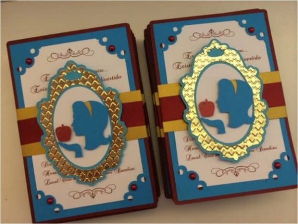 20 Ideias De Convite Branca De Neve Para Festa Infantil De Aniversário 20 Ideias De Convite Branca De Neve Para Festa Infantil De Aniversário