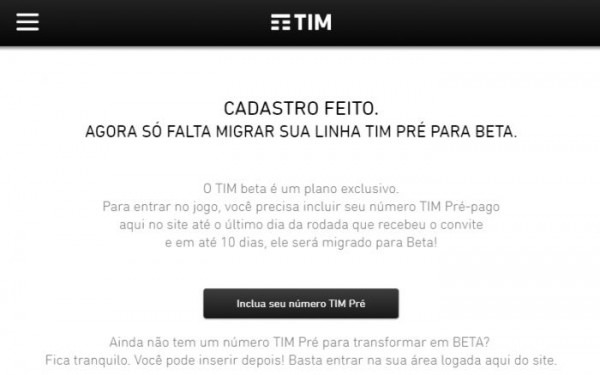 Tim Está Liberando Convites Do Tim Beta De GraÃa No Seu Site Tim Está Liberando Convites Do Tim Beta De GraÃa No Seu Site